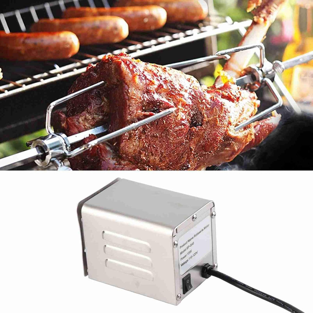 FTVOGUE BBQ Rotisserie Motor Electric Barbecue Grill Roast Meat Motor 50-70KGF(US Plug)