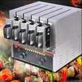 Electric BBQ Grill Machine 3600W Commercial Smokeless Kebab Barbecue Skewer 5 Groups BBQ 50 skewers Grill Oven with Adjustable Temperature for Indoor Outdoor Garden Picnic Camping Seafood Meat