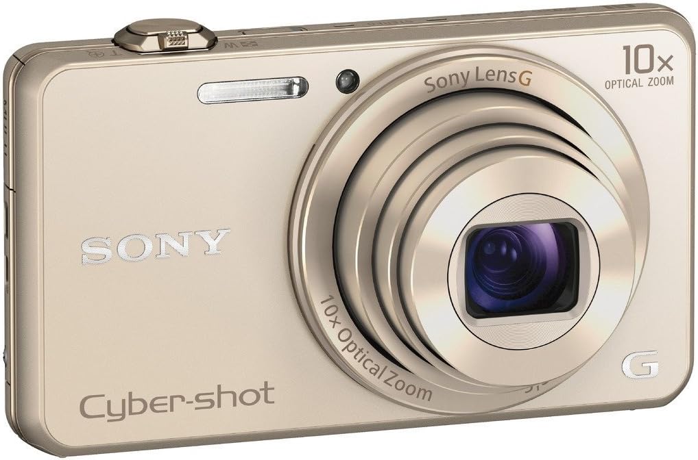 Sony DSCWX220/N 18.2 MP Digital Camera with 2.7-Inch LCD (Gold)