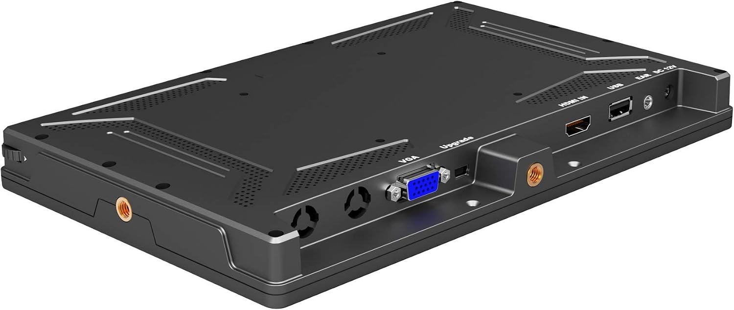 LILLIPUT 10.1' FA1016/C/T IPS FHD 1000:1 Capacitive Mutli-Touch HDMI/VGA Support 4K 30Hz Glass+Glass Technology with Free Desktop Stand USA Official Seller VIVITEQ (USA Service Directly)