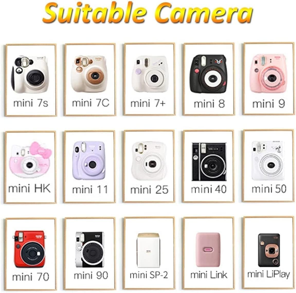 Fujifilm Instax Mini Instant Camera Film with Sandisk 32 GB USB Flash Drive + 20 x Mini Twin Packs (400 Sheets) and Buzz-Photo Microfiber Cleaning Cloth