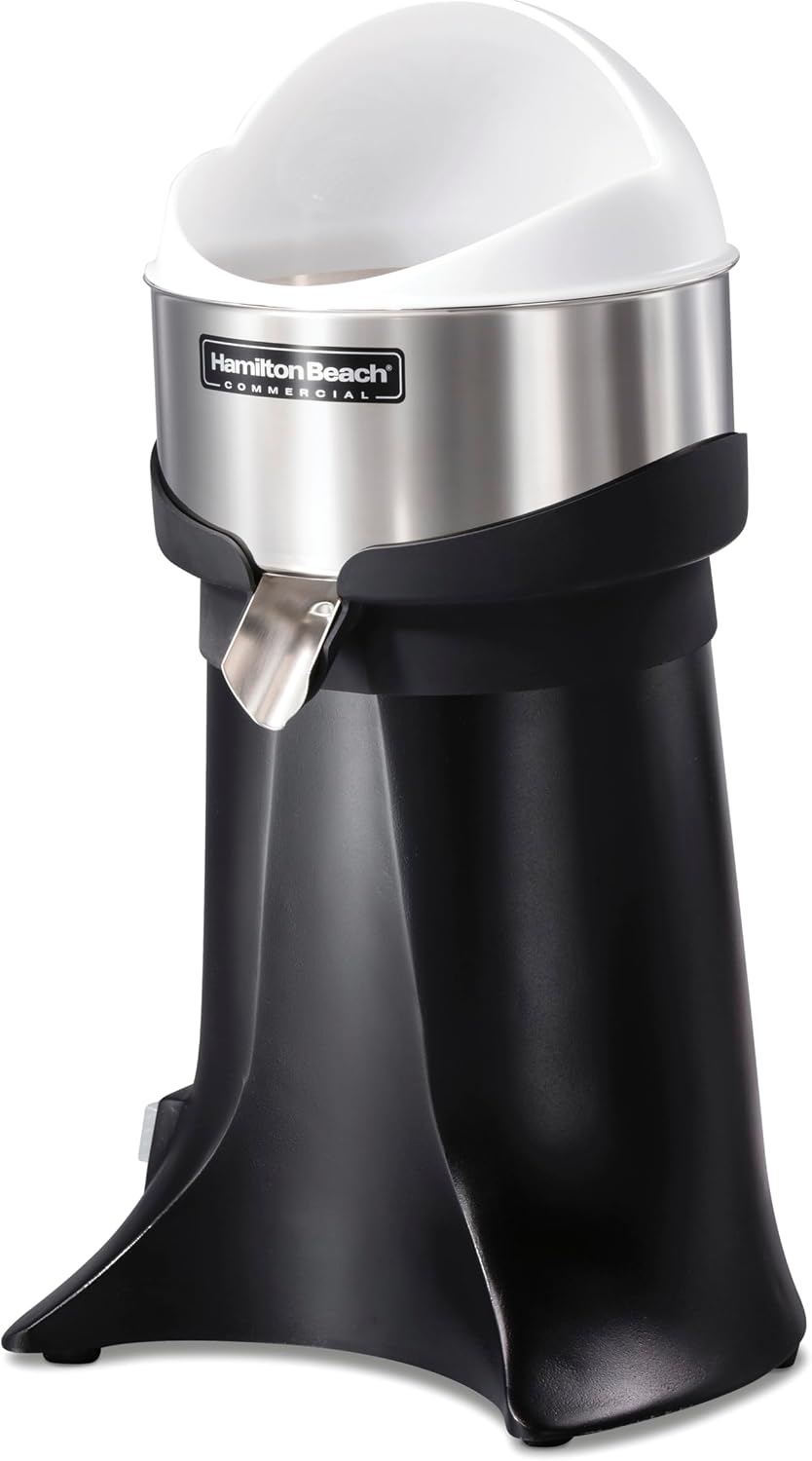 Hamilton Beach Commercial Electric Citrus Juicer from the FreshMark Line, Fills a Glass of Juice in Less than 30 Seconds, Powerful Motor, 3 Reinforced Reamers, NSF Certified, HCJ967R