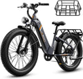 Jasion Thunder/PRO/ST Electric Bike,2000W/1800W Peak Ebikes for Adults,26''Fat Tire Best Ebike for Men,90/80 Miles with 1040Wh/864Wh Battery,35/30+MPH Max Speed Bicycles,500/400LB Capacity