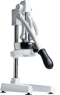 SANA Commercial Citrus Press Heavy-Duty Manual Press Juicer For All Types of Citrus, Max Extraction | Orange, Lemon, Lime, and Pomegranate Squeezer | 15 Year Warranty | White