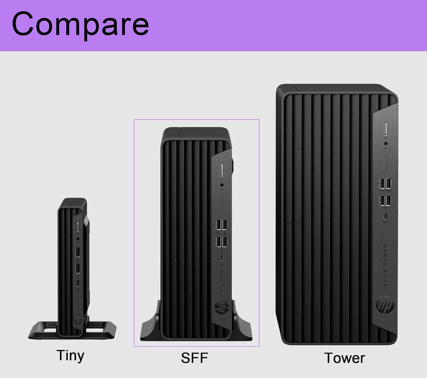 HP Desktop Computer Elite SFF G9| 6-core 5GHz Ryzen 5 Processor (1.3 Times Faster Than Intel i7-1255U) | DDR5 RAM | Wi-Fi| Bluetooth| HDMI, USB, RJ-45| Windows 11 Pro (32GB RAM & 1TB SSD)