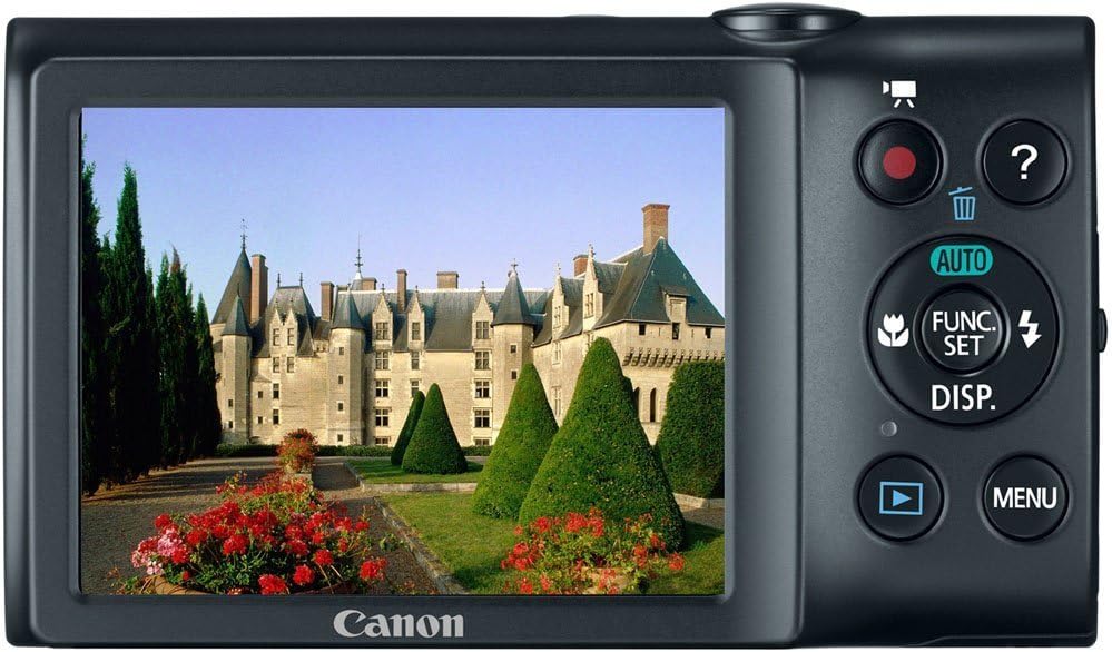 Canon PowerShot A2400 IS 16.0 MP Digital Camera with 5x Optical Image Stabilized Zoom 28mm Wide-Angle Lens with 720p Full HD Video Recording and 2.7-Inch Touch Panel LCD (Black)