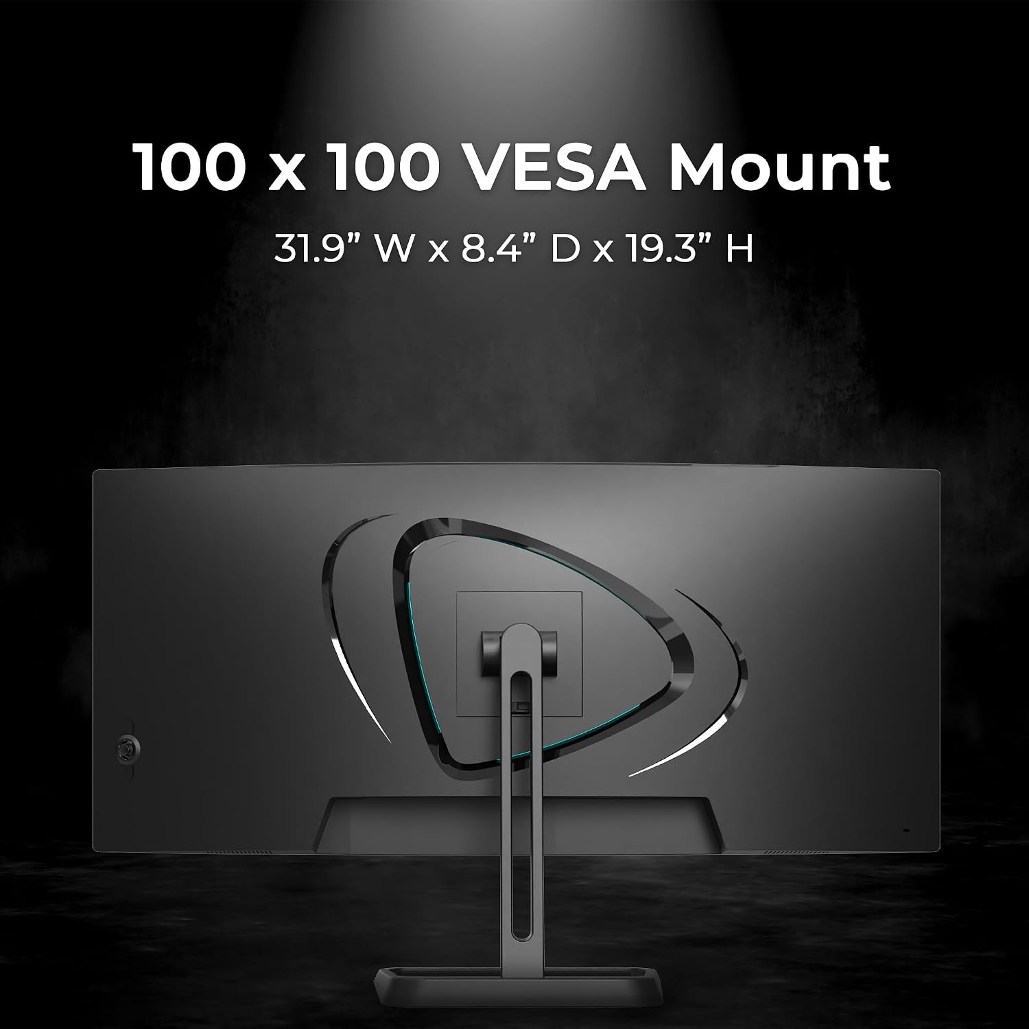 Deco Gear 34' Curved Gaming Monitor, 180Hz 3440×1440 Ultrawide UWQHD Screen for Laptop & PC, Adaptive Sync, R1500 VA Panel, HDR, 100% sRGB, Dual HDMI/DP, 21:9, VESA Mount, American Seller