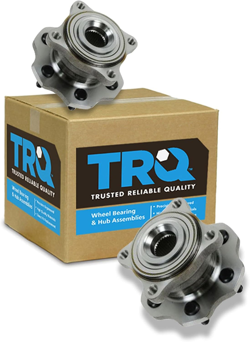TRQ Rear Left and Right Wheel Bearing and Hub Assembly Set 2 Piece Compatible with 2005-2008 Nissan Armada Mexico Built Models 1st VIN Digit 3 2005-2012 Pathfinder