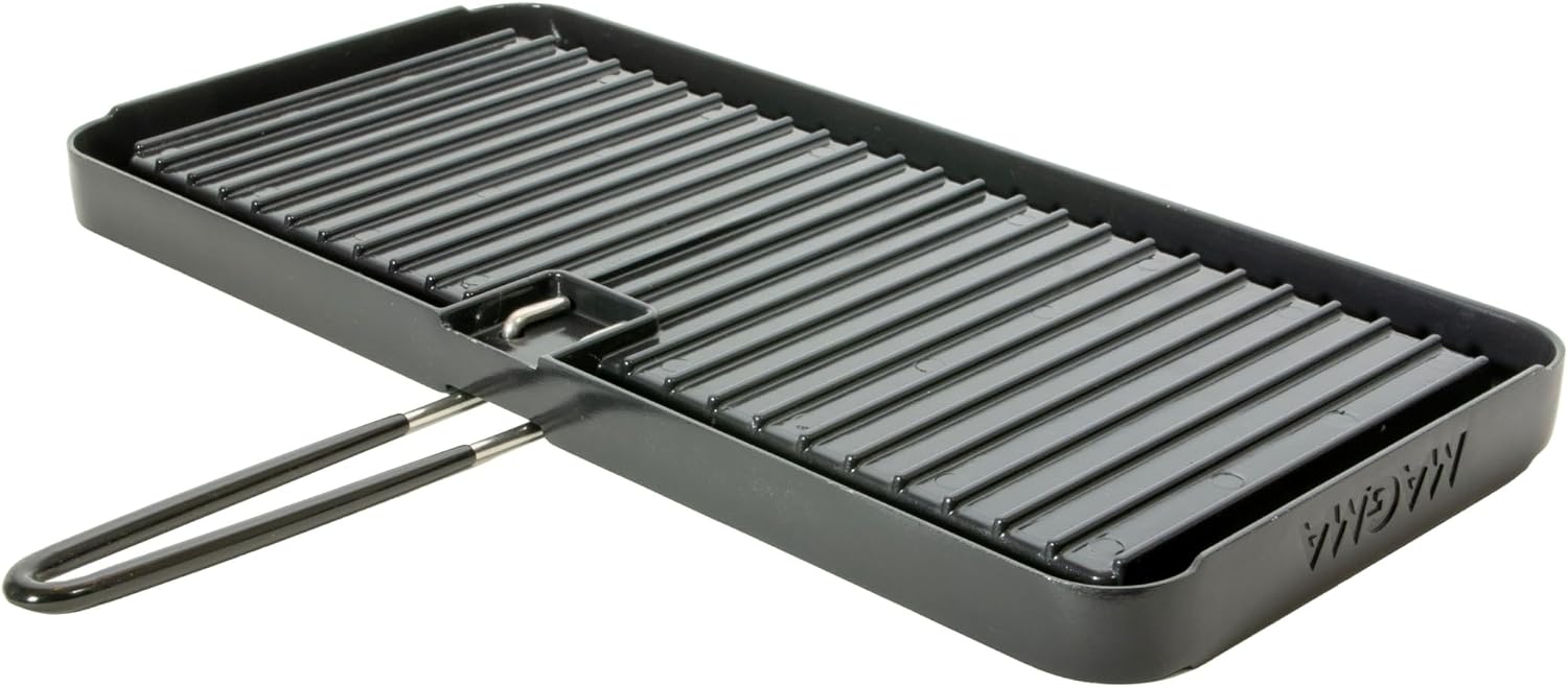 Magma A10-197-2 Reversible Griddle for 12'x18' Grill Surface | Cast Aluminum Grill Griddle | Non-Stick Cooking Surface | Portable BBQ Accessory