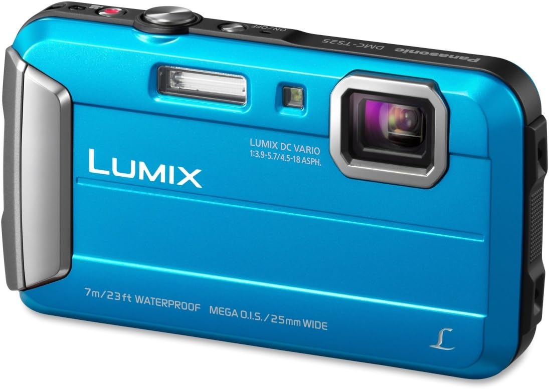 Panasonic Lumix DMC-TS25 16.1 MP Tough Digital Camera with 8x Intelligent Zoom (Blue)