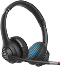 JLab Go Work Wireless Headsets with Microphone, 45+ Playtime PC Bluetooth Headset and Multipoint Connect to Laptop Computer and Mobile, Wired or Wireless Headphones with Microphone (16 Pack)