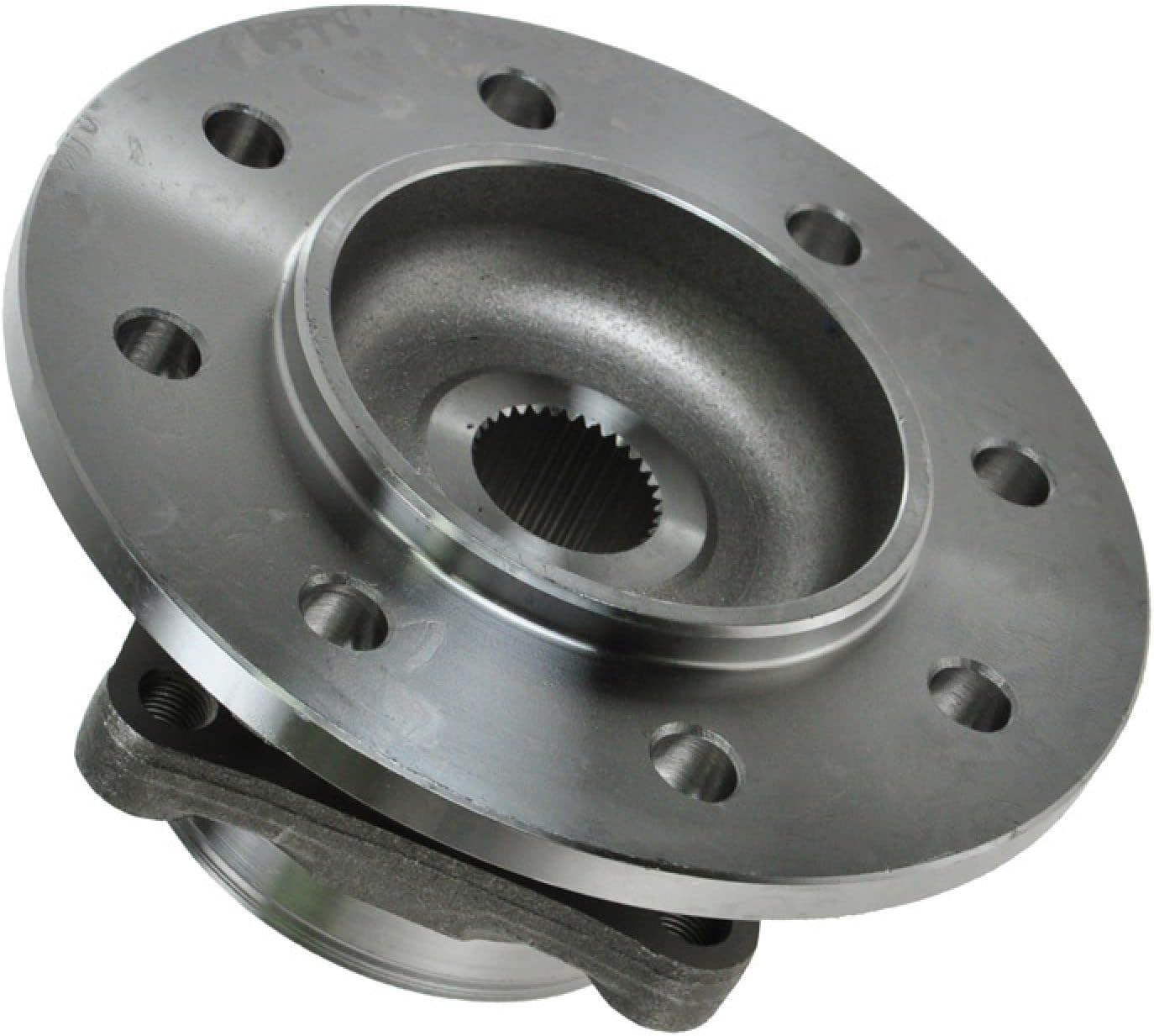 TRQ Front Driver and Passenger Side Wheel Bearing and Hub Assembly Set 2 Piece Compatible with 1994-1999 Dodge Ram 2500 4WD with 2 Wheel ABS Brakes 4 Bolt Flange