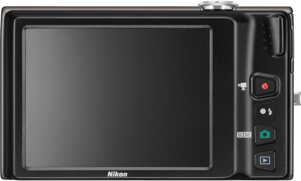 Nikon COOLPIX S6100 16 MP Digital Camera with 7x NIKKOR Wide-Angle Optical Zoom Lens and 3-Inch Touch-Panel LCD (Silver) (OLD MODEL)