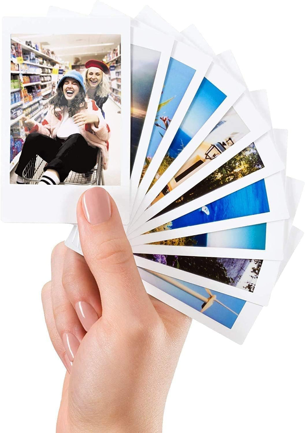 Fujifilm Instax Mini Instant Camera Film with Sandisk 32 GB USB Flash Drive + 4 x Mini Twin Packs (80 Sheets) and Buzz-Photo Microfiber Cleaning Cloth