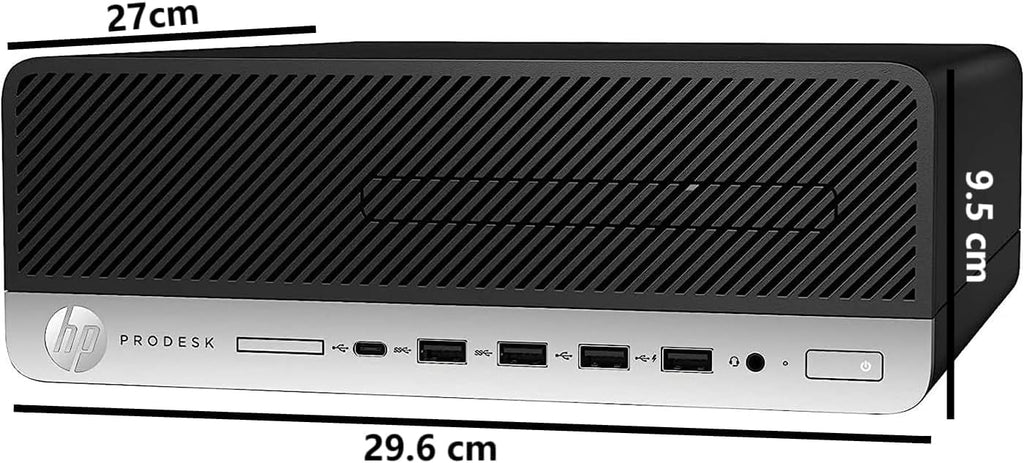 HP Desktop ProDesk 600 G5 SFF, Core i5-9500 3.0GHz, 16GB RAM, 512GB SSD, WiFi, BT, Including Mouse&Keyboard, Windows 11 Pro, Black (Renewed)