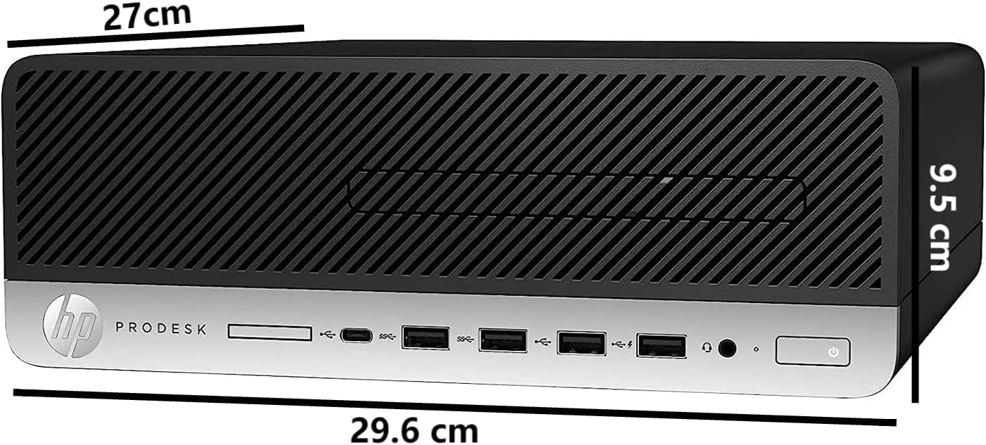 HP Desktop ProDesk 600 G5 SFF, Core i5-9500 3.0GHz, 16GB RAM, 512GB SSD, WiFi, BT, Including Mouse&Keyboard, Windows 11 Pro, Black (Renewed)