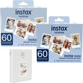 FUJIFILM Mini Instant Camera Film: 120 Shoots Total, Value Pack, (10 Sheets x 12) Includes Slinger Photo Album