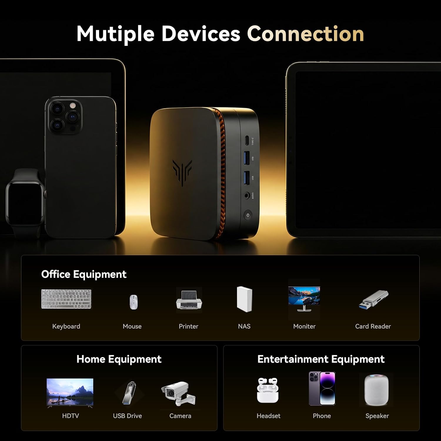 KAMRUI Pinova P1 Mini PC Windows 11 pro, AMD Ryzen R2544 Mini Computer (Beats 4300U/10110U, Up to 3.7GHz), 16GB DDR4 RAM 512GB M.2 SSD, Triple 4K Display, WiFi/BT/for Business Home Office Mini PC