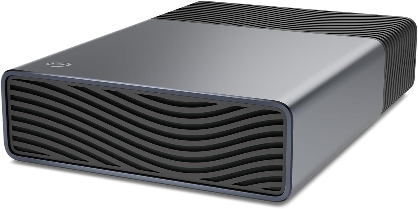 Seagate One Touch 8TB External Hard Drive Desktop HDD - USB-C Compatible with Most Windows and macOS, Rescue Recovery (STNB8000400)