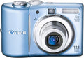 Canon PowerShot A1100IS 12.1 MP Digital Camera with 4x Optical Image Stabilized Zoom and 2.5-inch LCD (Blue) (OLD MODEL)
