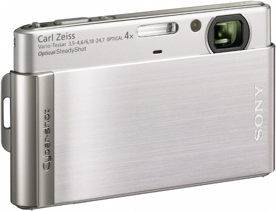 Sony Cyber-shot DSC-T90 12.1 MP Digital Camera with 4x Optical Zoom and Super Steady Shot Image Stabilization (Silver)