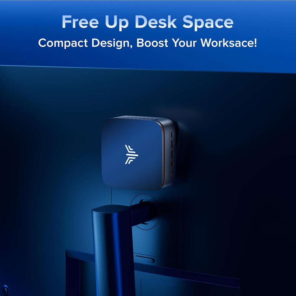 KAMRUI Pinova P1 Mini PC, W-11 Pro AMD Ryzen 4300U(Beat 10110U/N150/N95 up to 3.7GHz), 16GB RAM 512GB SSD Mini Desktop Computer Support 4K HDMI+DP+Type-C/WiFi/BT for Business Home Office Mini pc