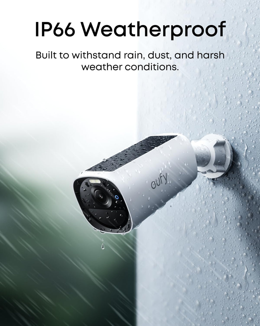 eufy Security eufyCam E40 2-Cam Kit, Solar Security Camera, 2K MaxColor Night Vision with Integrated Solar Panel, Built-in 16GB Local Storage, No Monthly Fee, Easy Set-up, IP66
