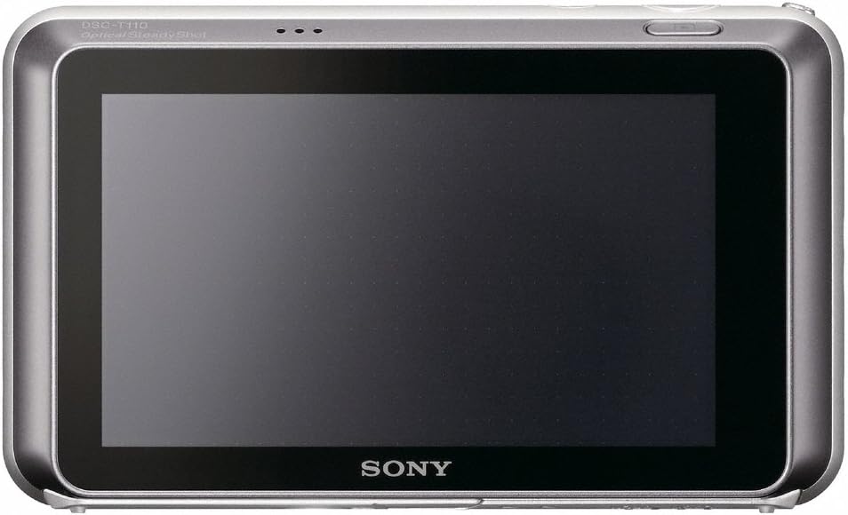 Sony Cyber-Shot DSC-T110 16.1 MP Digital Still Camera with Carl Zeiss Vario-Tessar 4x Optical Zoom Lens and 3.0-inch Touchscreen (Silver)