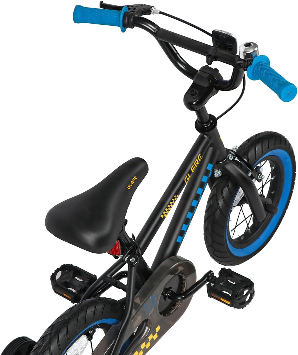 Glerc NuNu 12 14 16 Inch Kids Bike BMX Style for 2-8 Years Old Boys Girls, Toddler Bicycles with Training Wheels & Coaster Brake, Multiple Colors | Toddler Bicycles, Training Wheels, Coaster Brake, Toddler Bicycles, Training Wheels, Coaster Brake