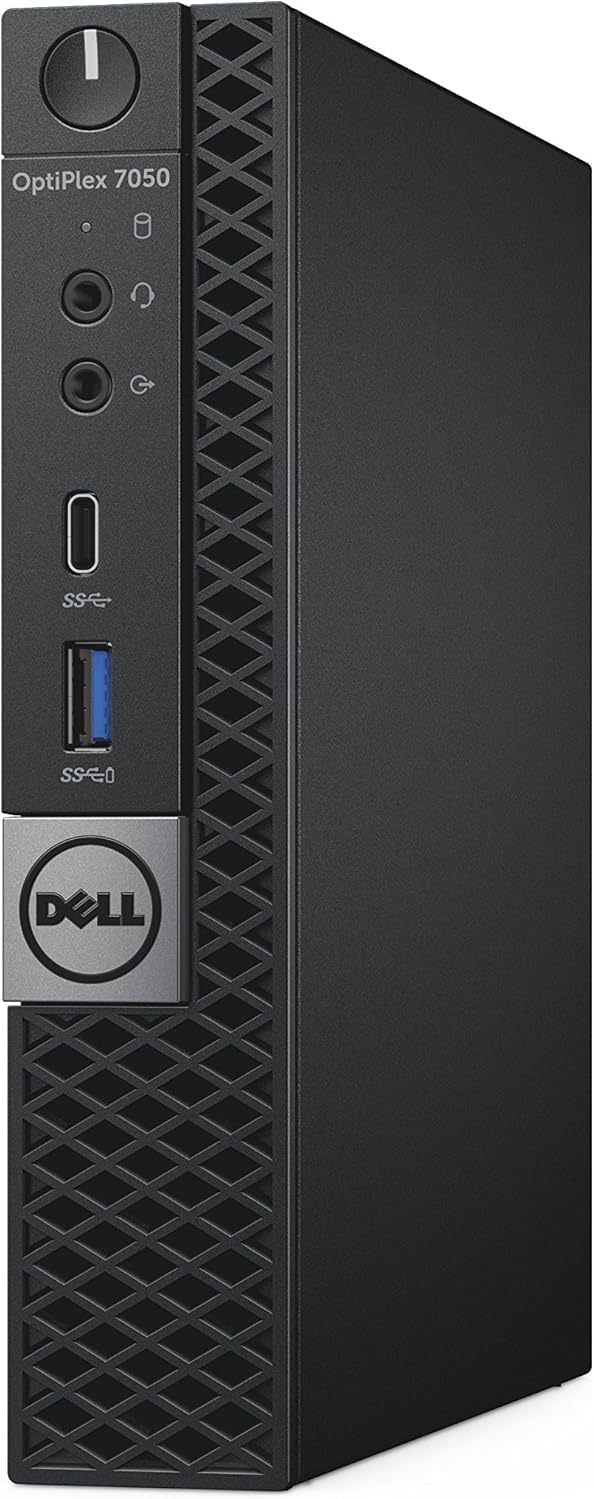 Dell OptiPlex 7050 mini Desktop Computer PC with 24' FHD Monitor, Intel Core i5-7500, 16GB RAM, 512GB SSD, Wi-Fi, Bluetooth, Keyboard & Mouse, Windows 11 Pro (Renewed)