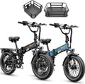 Jasion X Hunter PRO Electric Bike for Adults,1800W Peak 20''Fat Tire Foldable E Bikes,Folding Ebike Up to 80 Miles Range 30 MPH,720 WH Removable Battery,Certified by UL2849，X Hunter Upgrade