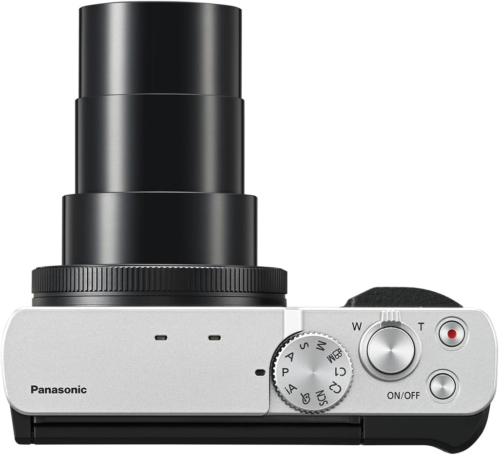 Panasonic LUMIX TZ/ZS99 Point and Shoot Camera, Compact Camera for Travel with 30x Zoom with 24-720mm Zoom Lens, and 4K Video/Photo, Great for Travel and Concerts, DC-TZ99 (Silver)