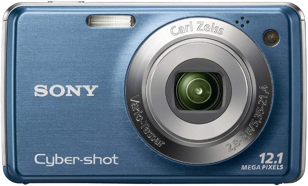Sony Cyber-shot DSC-W230 12 MP Digital Camera with 4x Optical Zoom and Super Steady Shot Image Stabilization (Dark Blue)