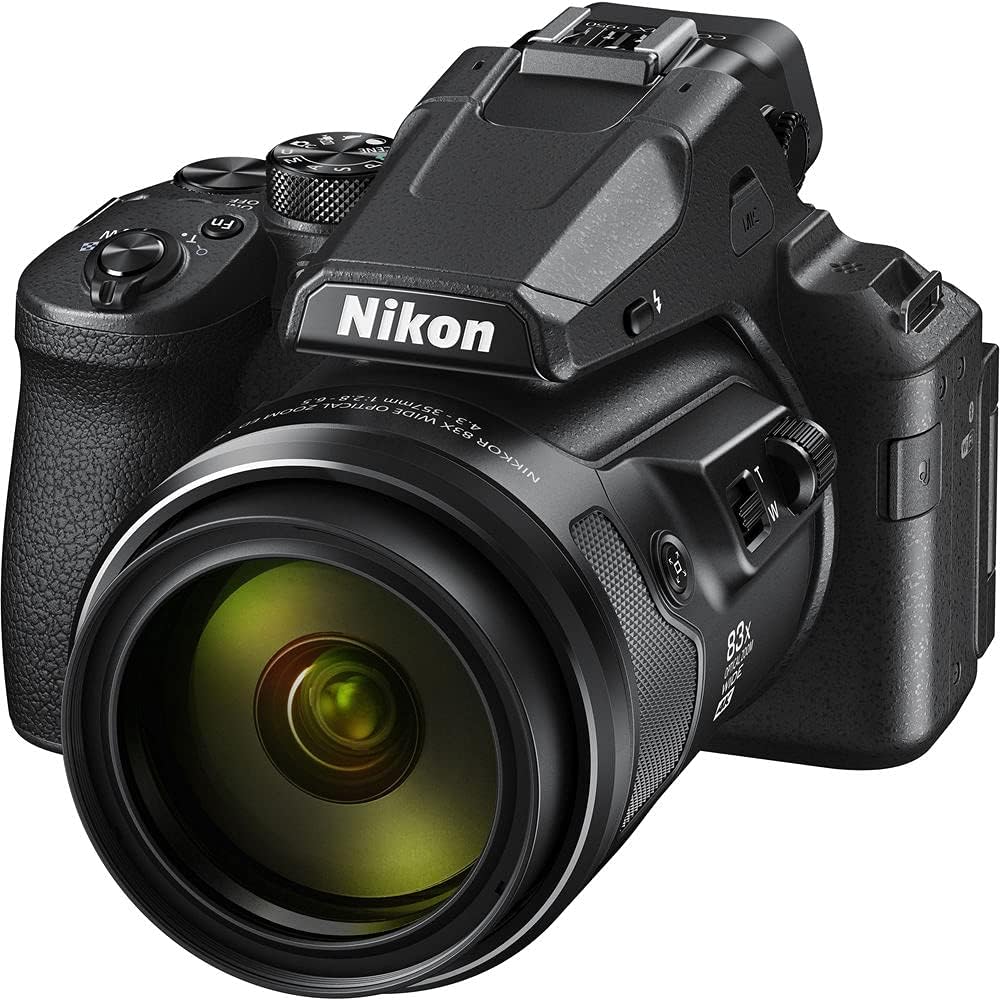 Nikon COOLPIX P950 Digital Camera - Bundle - (26532) + Color Multicoated 6pcs Filter Set + 2X EN-EL20 Battery + 2 x 64GB Memory Card + Large Case + 12 Inch Flexible Tripod + More