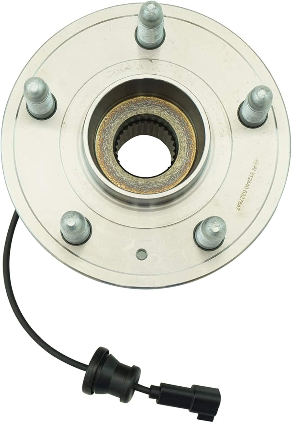 TRQ 2 Piece Front Rear Wheel Bearing & Hub Assembly Set Compatible with 2010-2017 Chevrolet Equinox GMC Terrain