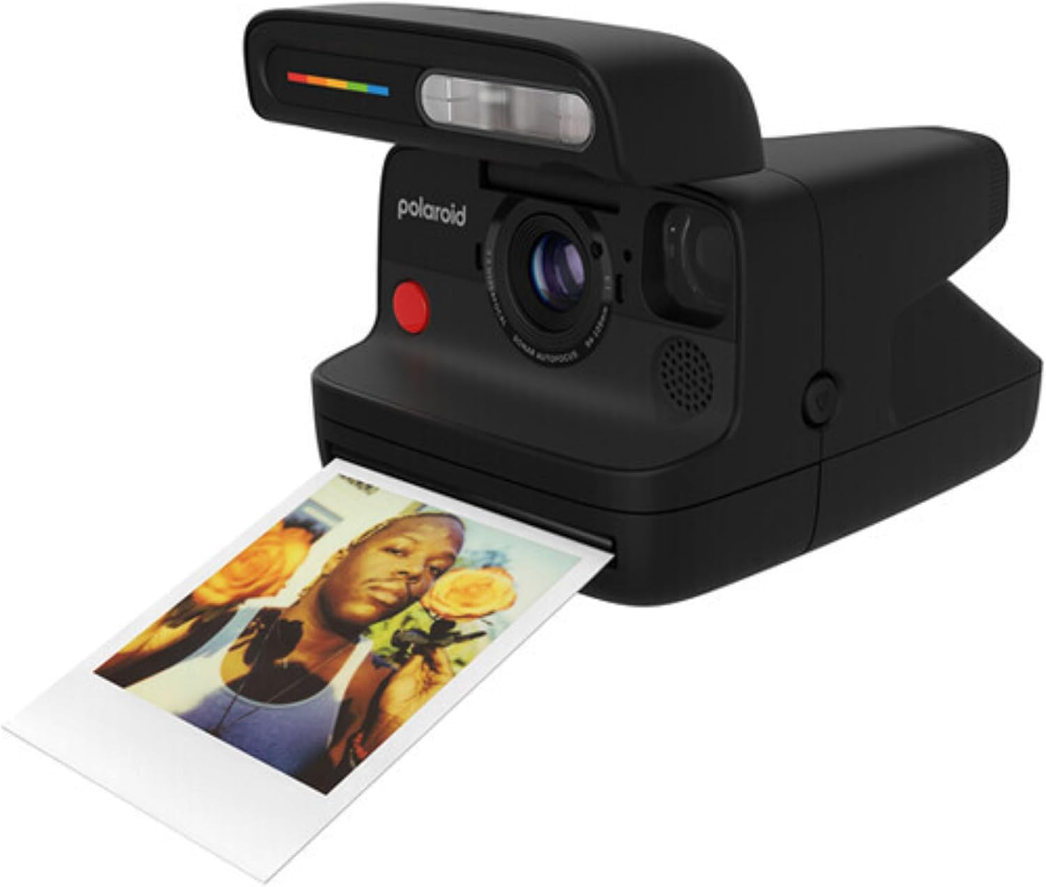 Polaroid Flip Instant Camera with Sonar Autofocus and Retro Design (Black)