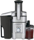 Cuisinart Juicer Machine, Die-Cast Juice Extractor for Vegetables, Lemons, Oranges & More, CJE-1000P1,Silver/Black, 15.35' x 11.8' x 19.01'