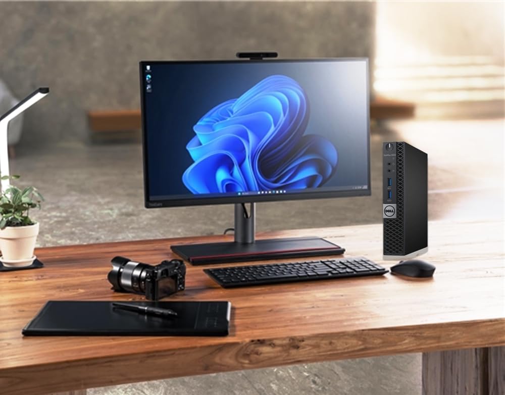 Dell OptiPlex 5060 SFF Desktop PC Computers Small Form Factor, Intel i7-8700 6-Core, 32GB DDR4 RAM, 1TB SSD, HDMI, Wi-Fi, Bluetooth, Mouse & Keyboard, Windows 11 Pro (Renewed)