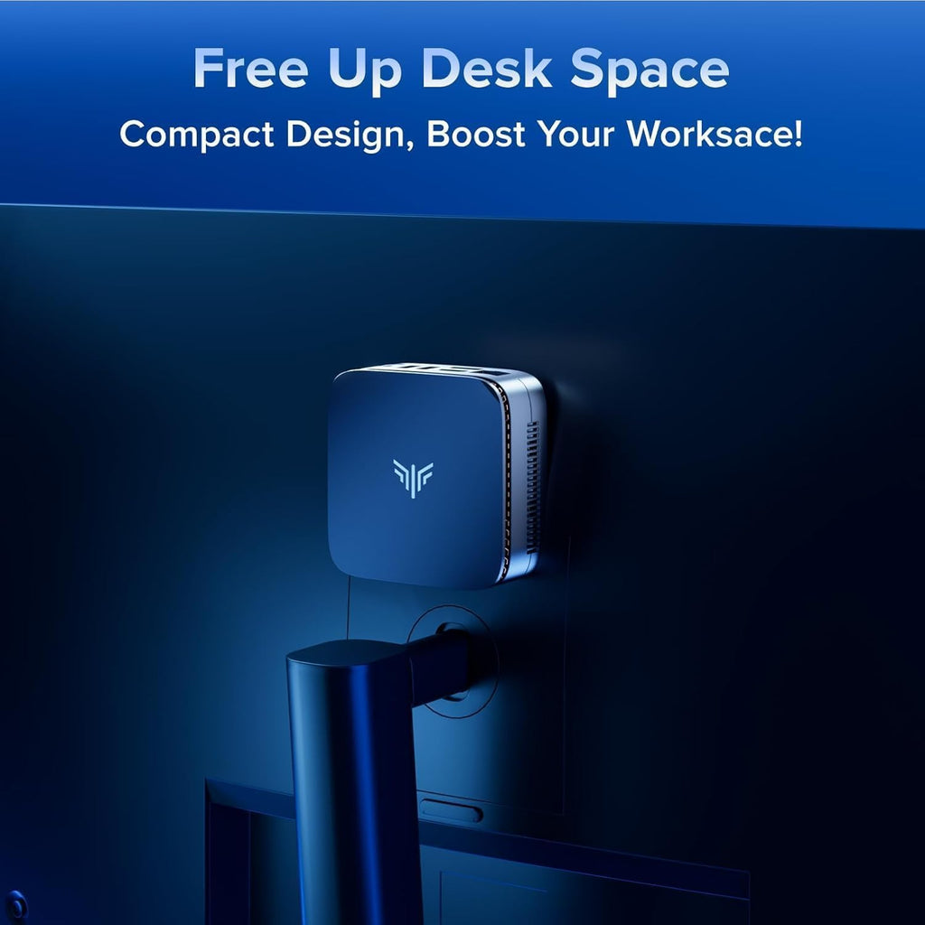 KAMRUI E1 Mini PC Computer, 12th Alder Lake- N95 up to 3.4 GH, 16GB RAM 1TB M.2 SSD, Mini Desktop Computer, Support 2.5' SSD (up to 2TB), WiFi, BT, 4K, HTPC for Business, Home, Office