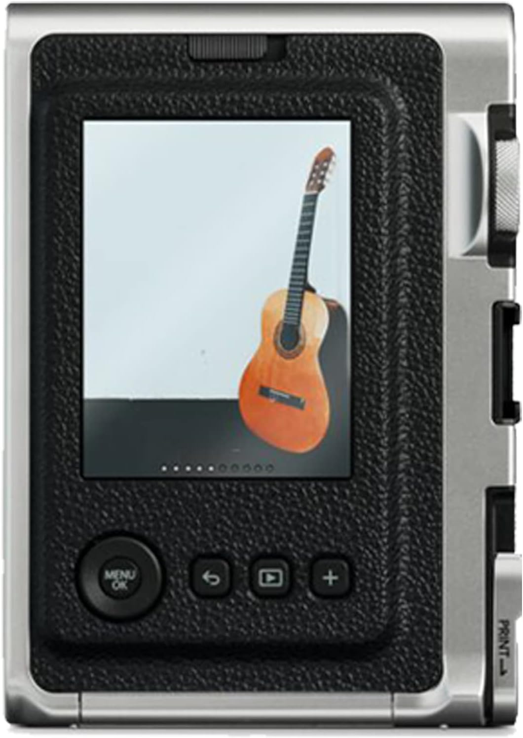 Fujifilm Instax Mini EVO Hybrid Black Instant Camera | Instax Mini Twin Pack Instant Film | 32GB microSD Card with Adapter | Black Camera Case