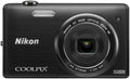 Nikon COOLPIX S5200 Wi-Fi CMOS Digital Camera with 6x Zoom Lens (Black) (OLD MODEL)
