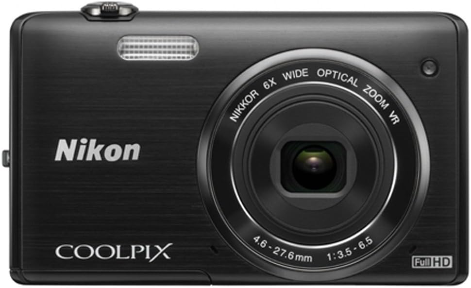 Nikon COOLPIX S5200 Wi-Fi CMOS Digital Camera with 6x Zoom Lens (Black) (OLD MODEL)