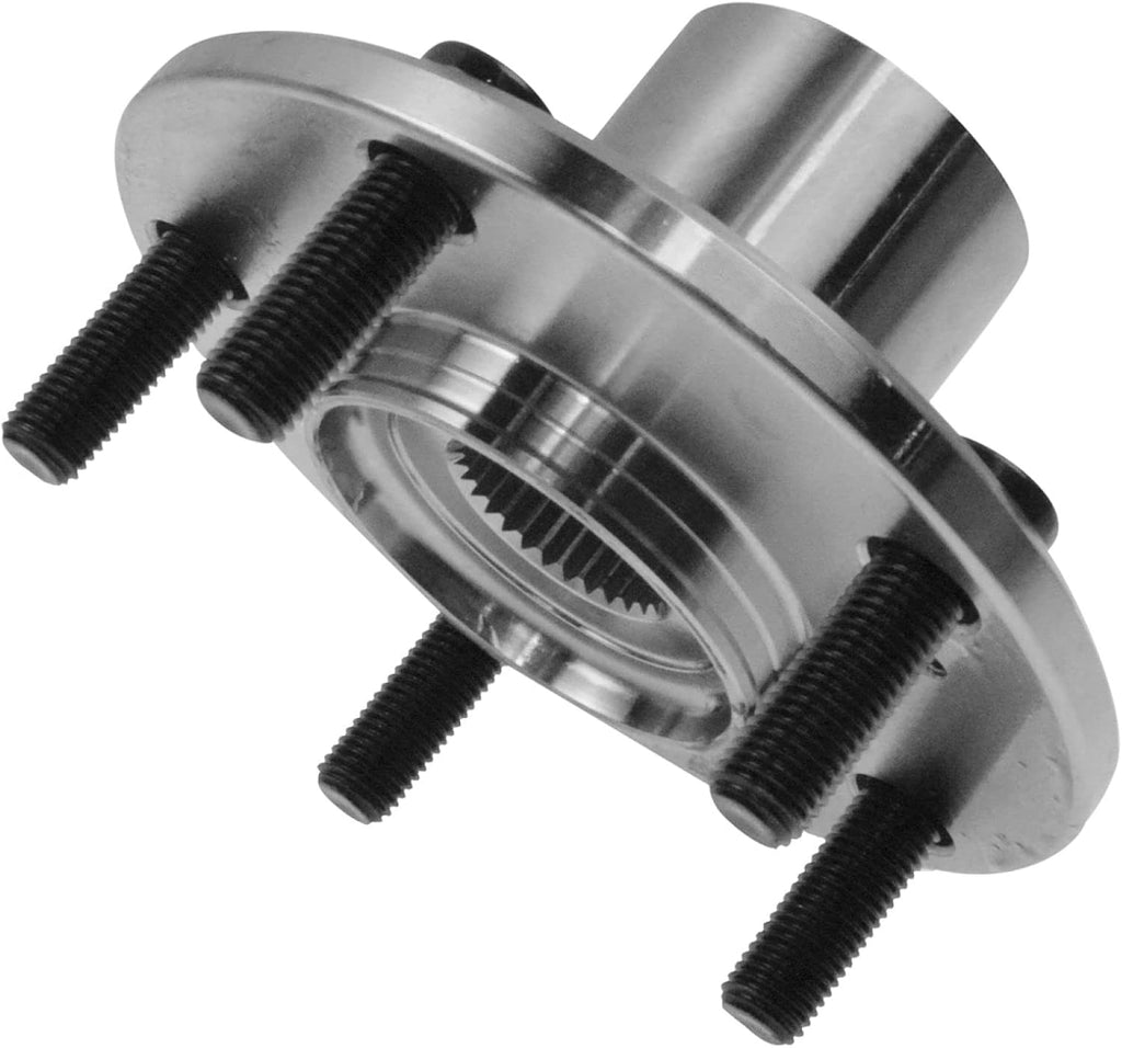 TRQ 2 Piece Wheel Bearing & Hub Assembly Set Compatible with 2009-2014 Acura TSX 2008-2012 Honda Accord