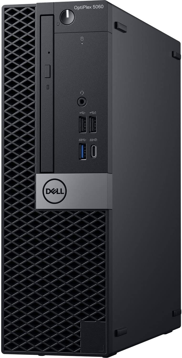 Dell Optiplex 5060 Desktop Computer | Hexa Core Intel i5 (3.2) | 32GB DDR4 RAM | 250GB SSD Solid State | Windows 11 Professional | Home or Office PC, Black (Renewed)