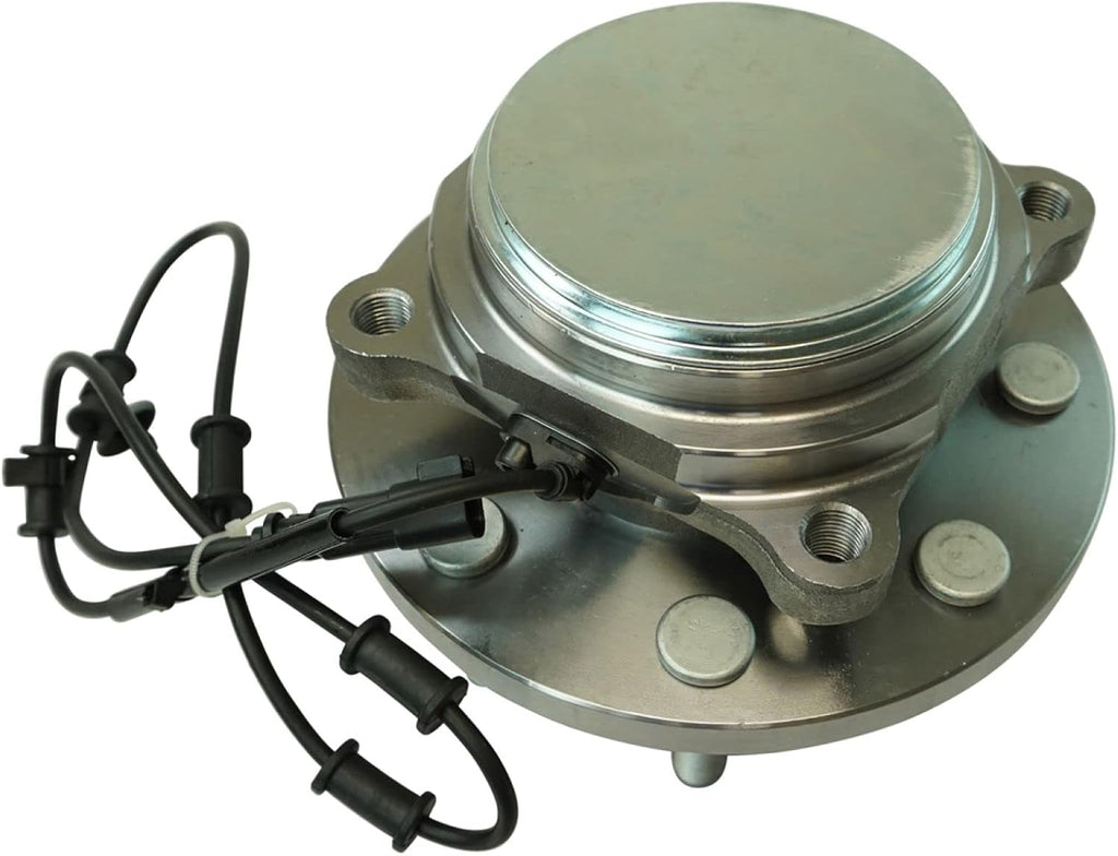 TRQ 2 Piece Front Wheel Bearing & Hub Assembly Set Compatible with 2012-2013 Ram 2500 2012 3500