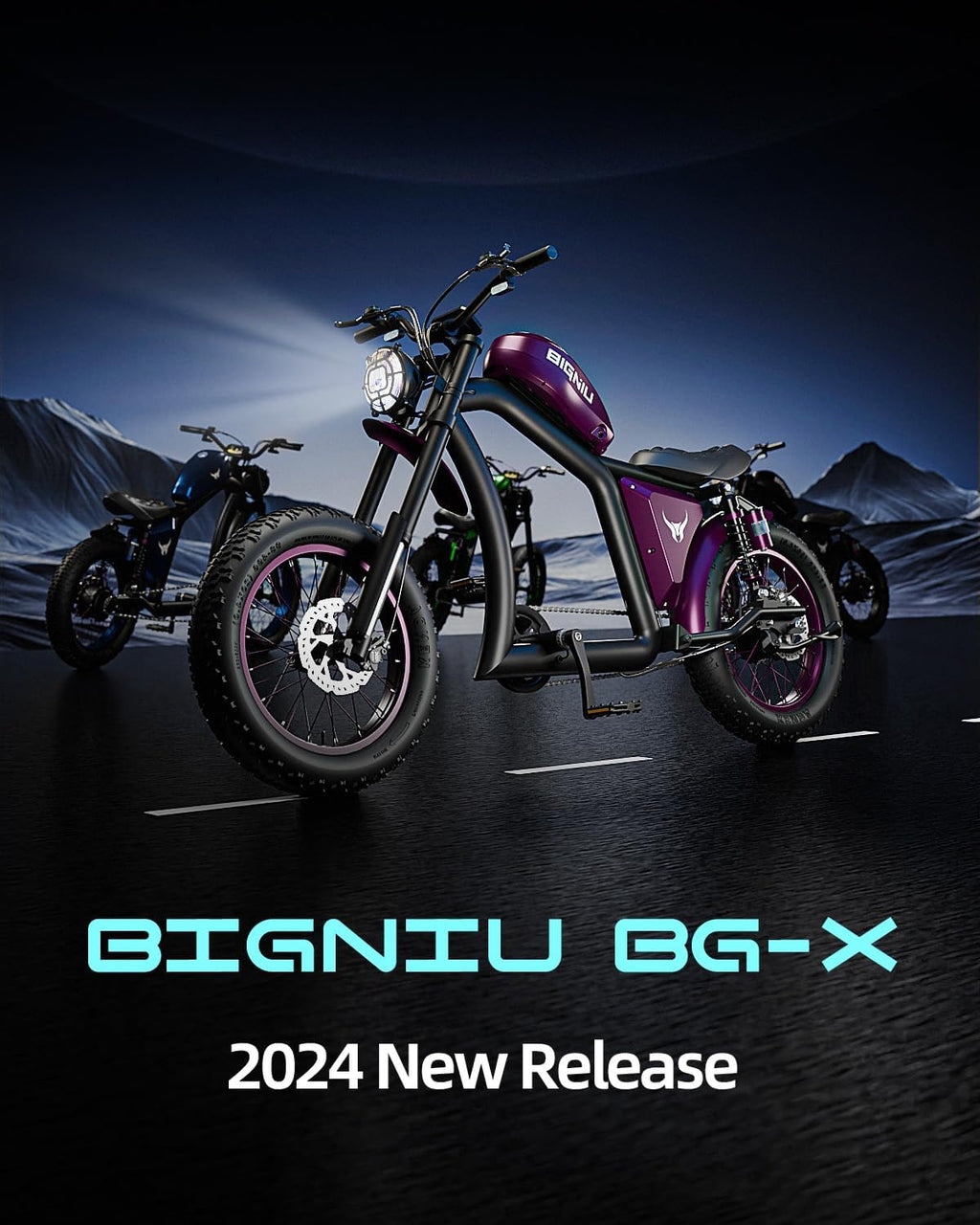BIGNIU BG-X Electric Bike for Adults 1500W Brushless Motor with 48V/31.5Ah Battery, 34+ MPH Up to 40 Miles Range 20' *5' Fat TireFront/Rear Turn Signal, Dual Suspension