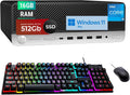 HP Desktop ProDesk 600 G5 SFF, Core i5-9500 3.0GHz, 16GB RAM, 512GB SSD, WiFi, BT, Including Mouse&Keyboard, Windows 11 Pro, Black (Renewed)
