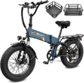 Jasion X Hunter PRO Electric Bike for Adults,1800W Peak 20''Fat Tire Foldable E Bikes,Folding Ebike Up to 80 Miles Range 30 MPH,720 WH Removable Battery,Certified by UL2849，X Hunter Upgrade