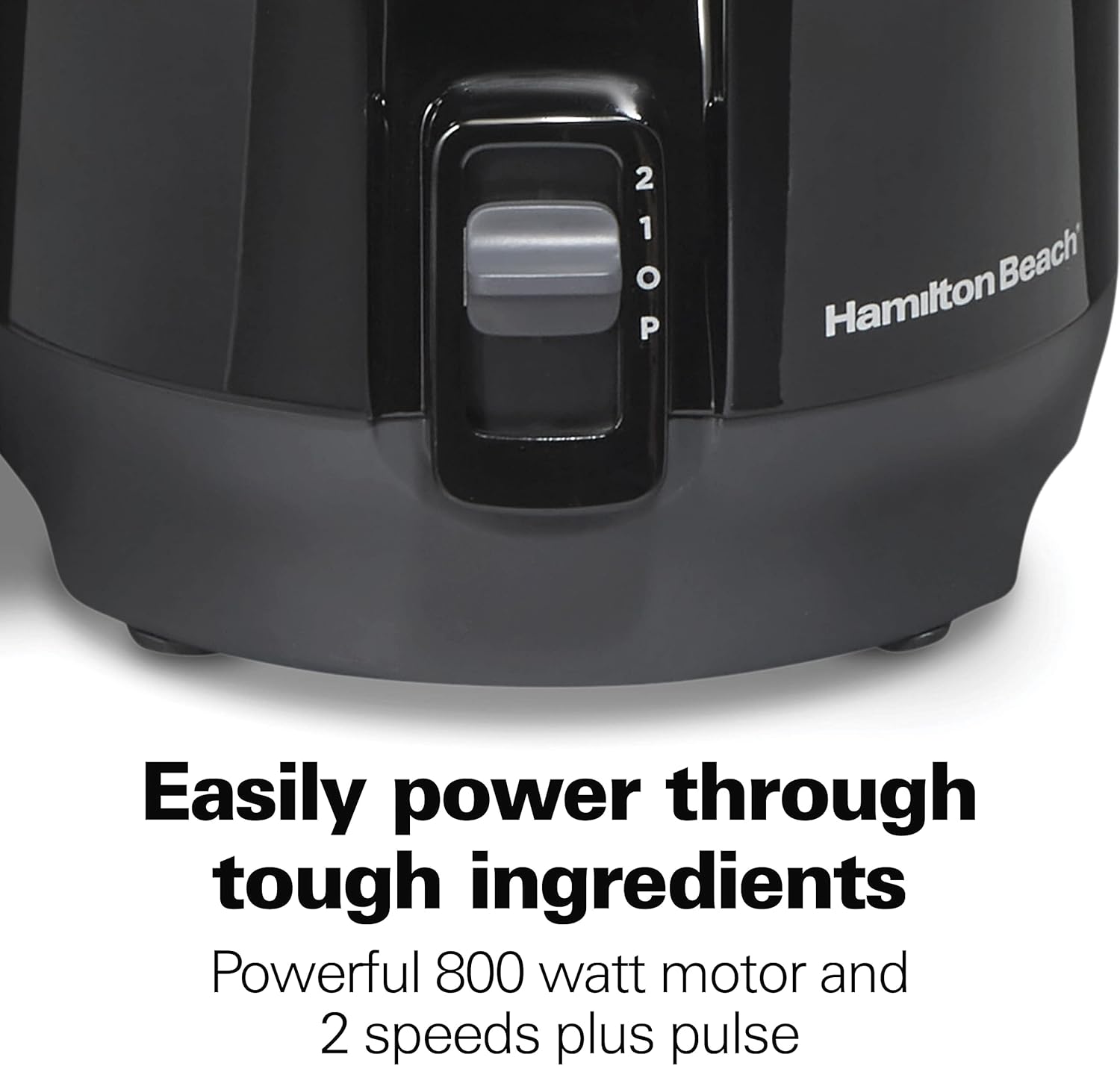 Hamilton Beach Juice & Blend 2-in-1 Juicer Machine and 20 oz. Blender, Big Mouth Large 3' Feed Chute for Whole Fruits and Vegetables, Easy to Clean, Centrifugal Extractor, 800W Motor, Black (67970)