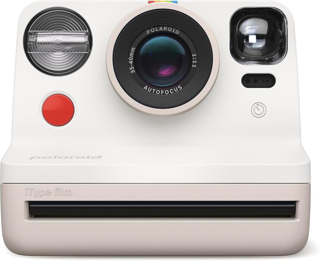 Polaroid Now 2nd Generation I-Type Instant Film Camera - Vintage White (9130)